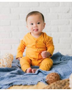 Takoyakids Essentials Suki Foldable Pyjamas Sets Mustard